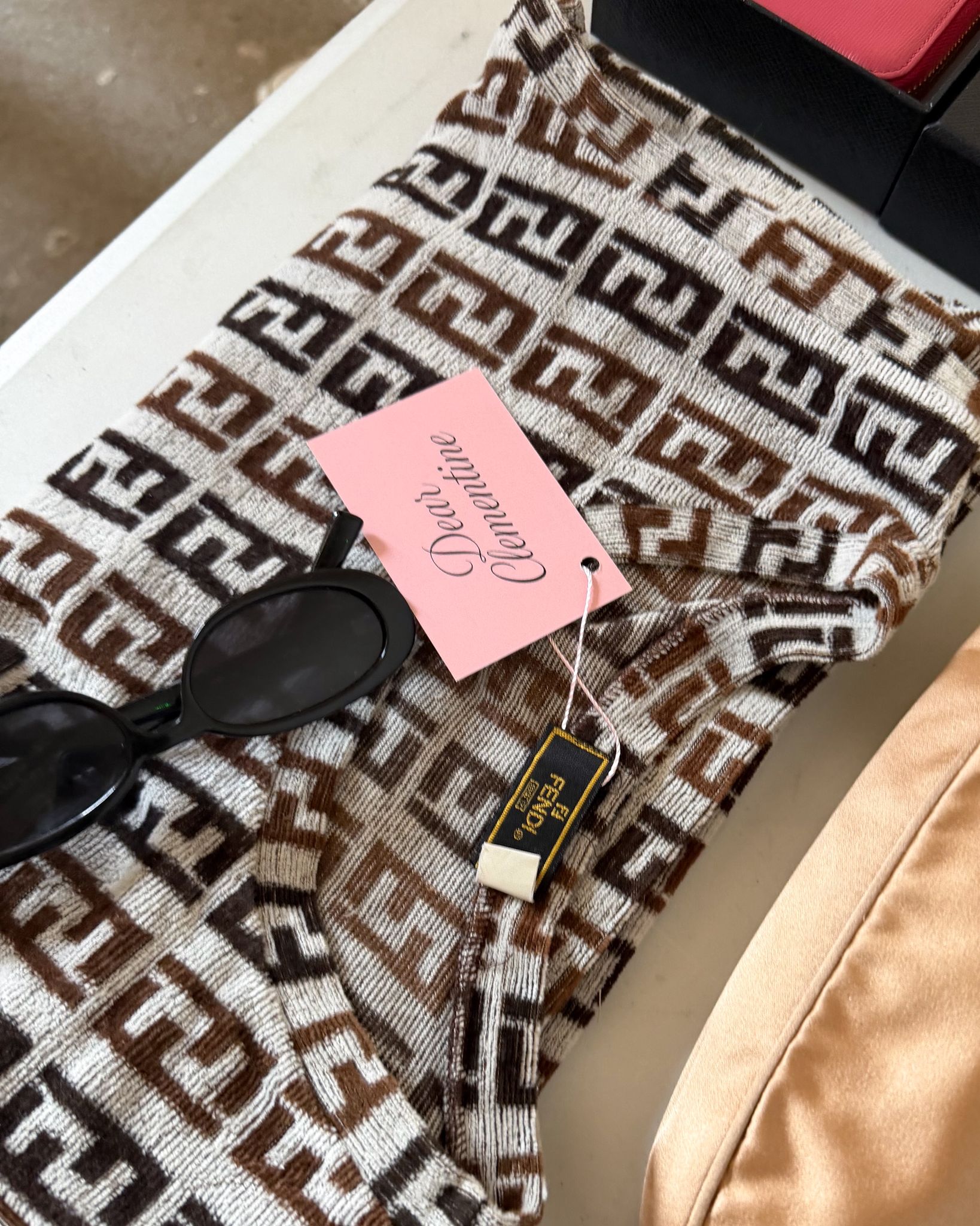 Fendi Monogram Print Dress (S)