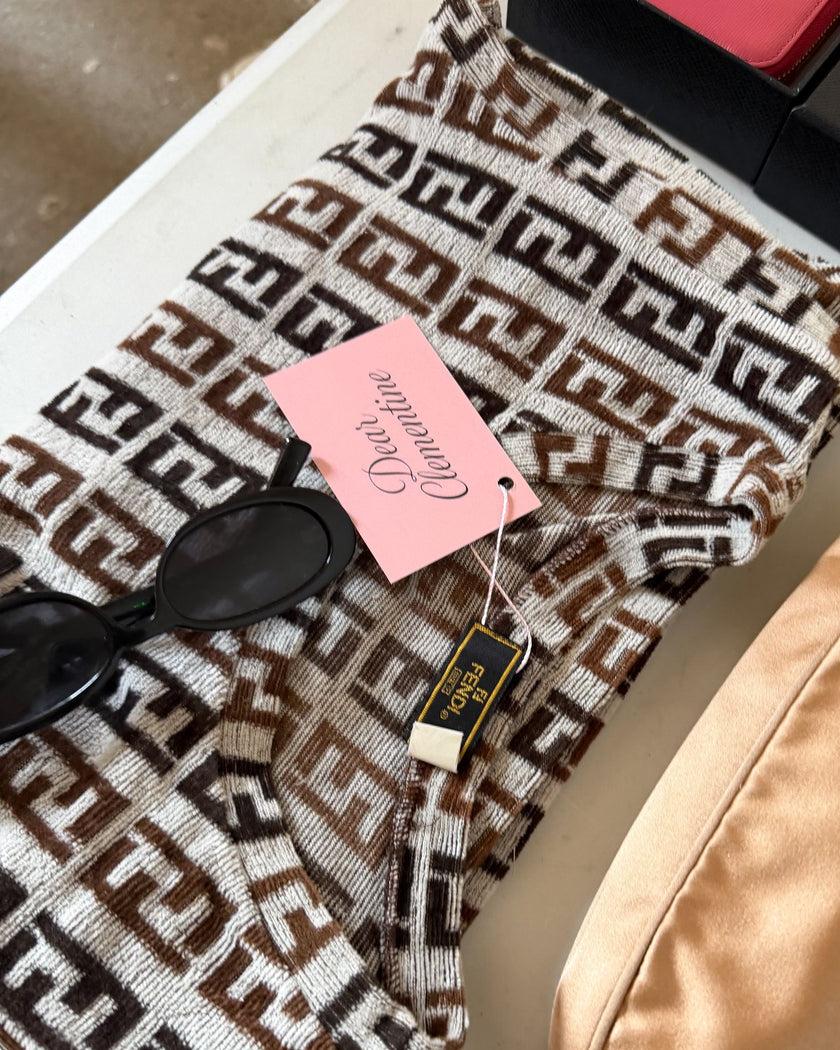 Fendi Monogram Print Dress (S)