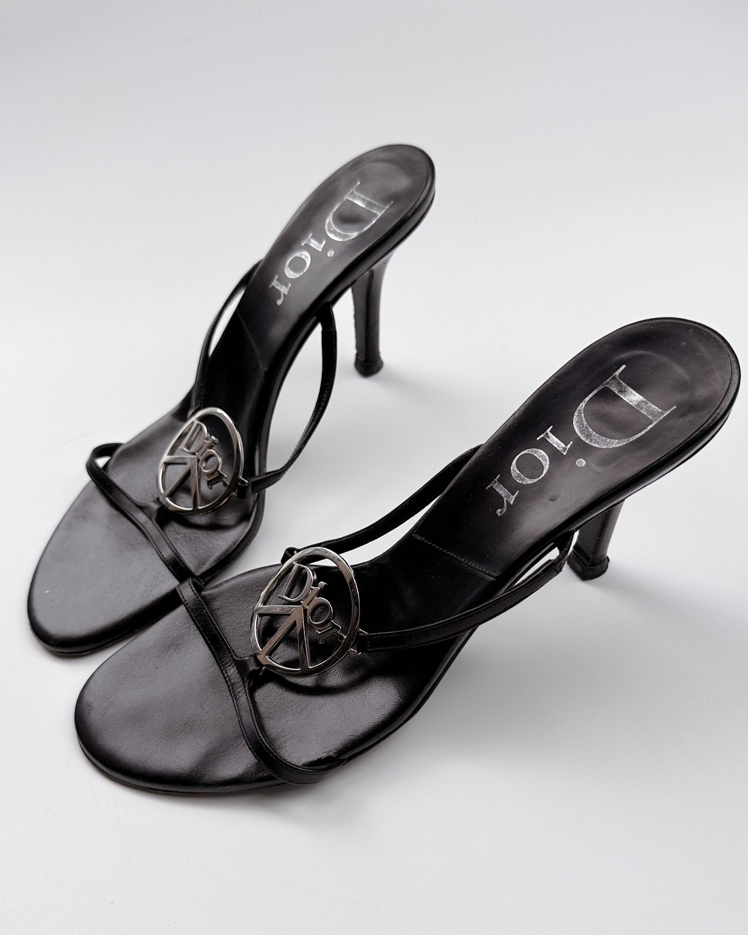 Dior 2000s John Galliano Peace and Love Mules (38)