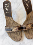 Dior Y2K Diorissimo Monogram Logo Kitten Heels (37)