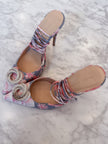 Magda Butrym Floral Crystal Buckle Lace-Up Heels (37) RRP £765