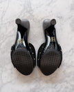 Chanel Silver CC Buckle Mules (EU 37)
