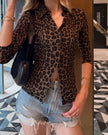 Fendi Cheetah Print Button Up Shirt (XS / S)