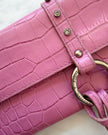 Dolce & Gabbana Pink Handbag with Buckle Details