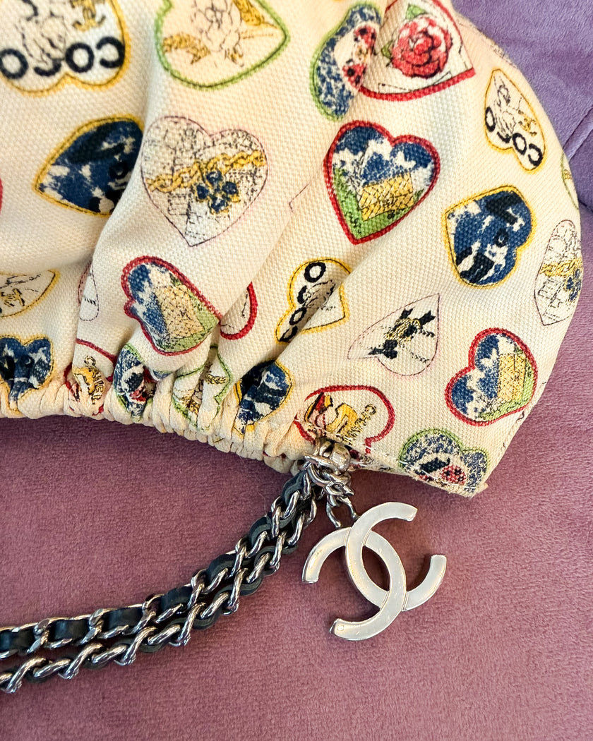 Chanel Coco Hearts 2006 Valentine Chain Handbag