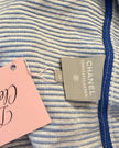 Chanel Blue Striped Cropped Jacket (S / M)