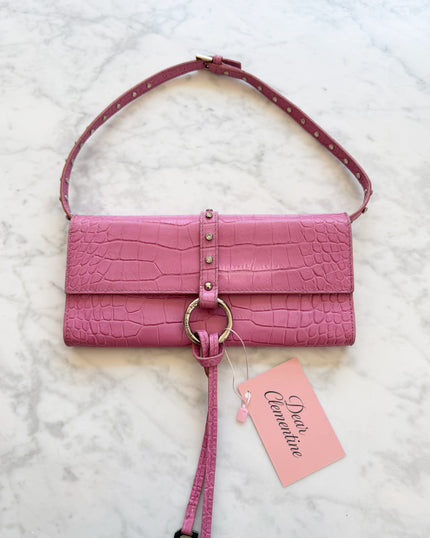 Dolce & Gabbana Pink Handbag with Buckle Details