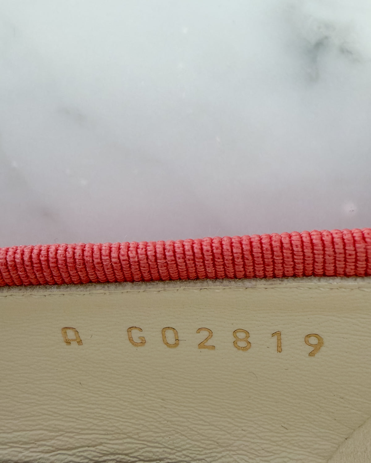 Chanel Peach Pink and Coral Canvas Ballet Flats (36) - VERY RARE