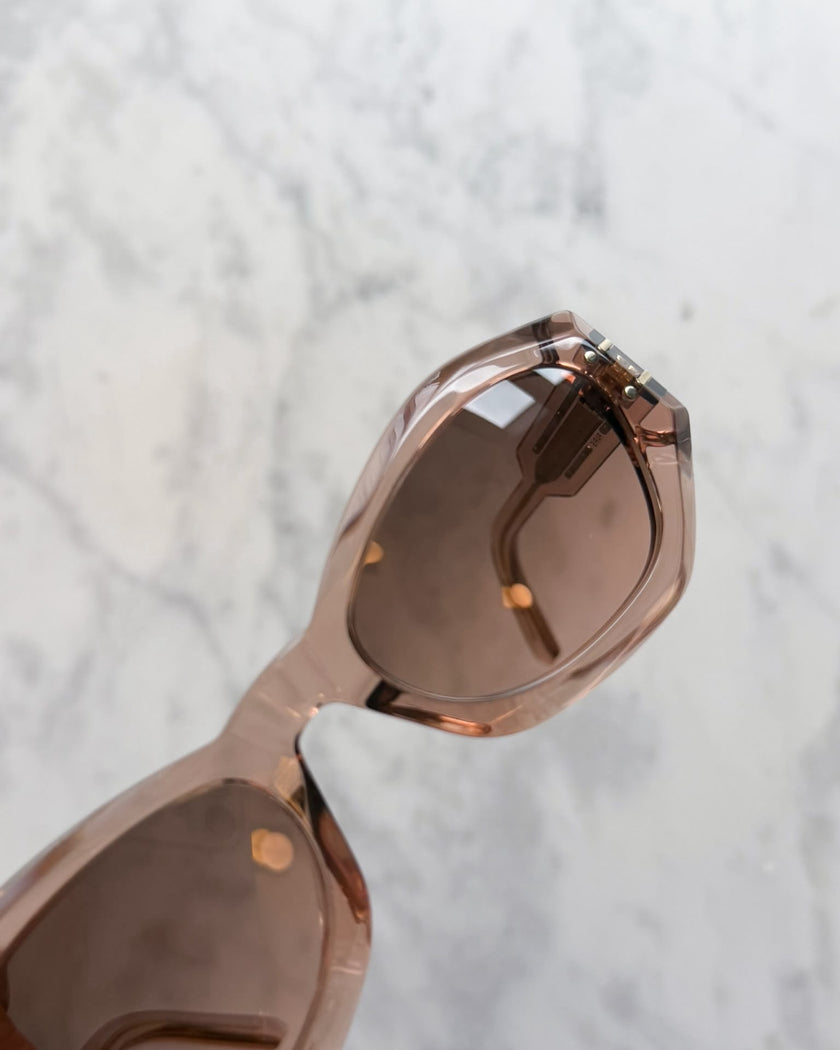 BRAND NEW Dior DiorSignature Pink Transparent Oval Sunglasses with Original Box & Case RRP £440