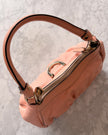 Gucci Vintage Pink Guccissima Leather D-Ring Shoulder Bag