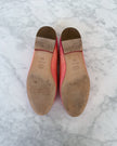 Chanel Peach Pink and Coral Canvas Ballet Flats (36) - VERY RARE