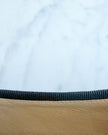 Chanel Black Leather Patent Cap Toe CC Ballet Flats (37.5)