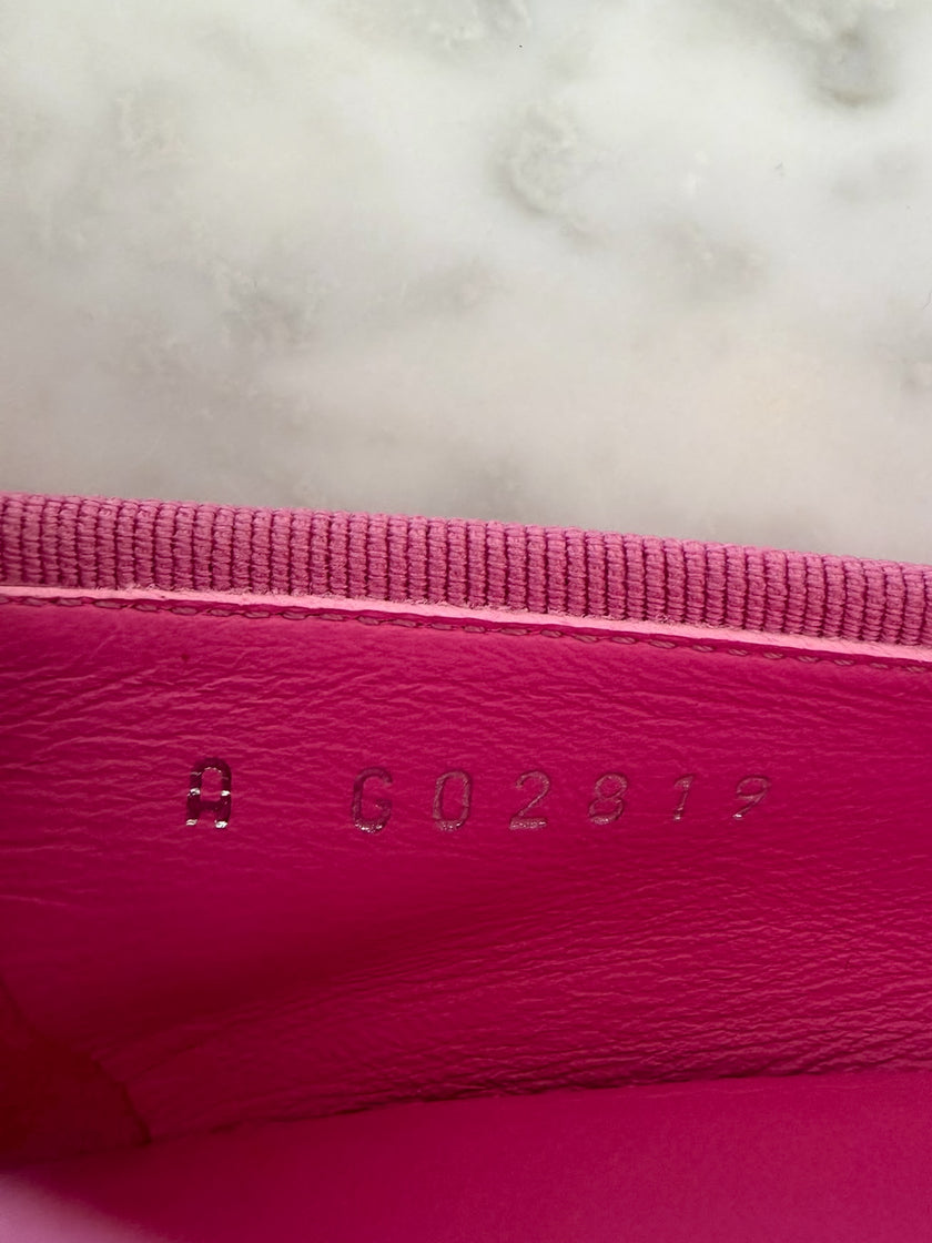 Chanel Bubblegum Pink Leather CC Ballet Flats (35.5) - RARE