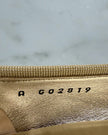 Chanel Metallic Champagne and Silver Holo CC Ballet Flats (34.5)