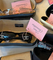 Chanel Authentic Sunglasses Black Frames with Crystal Studded CC Logo 100% Authentic