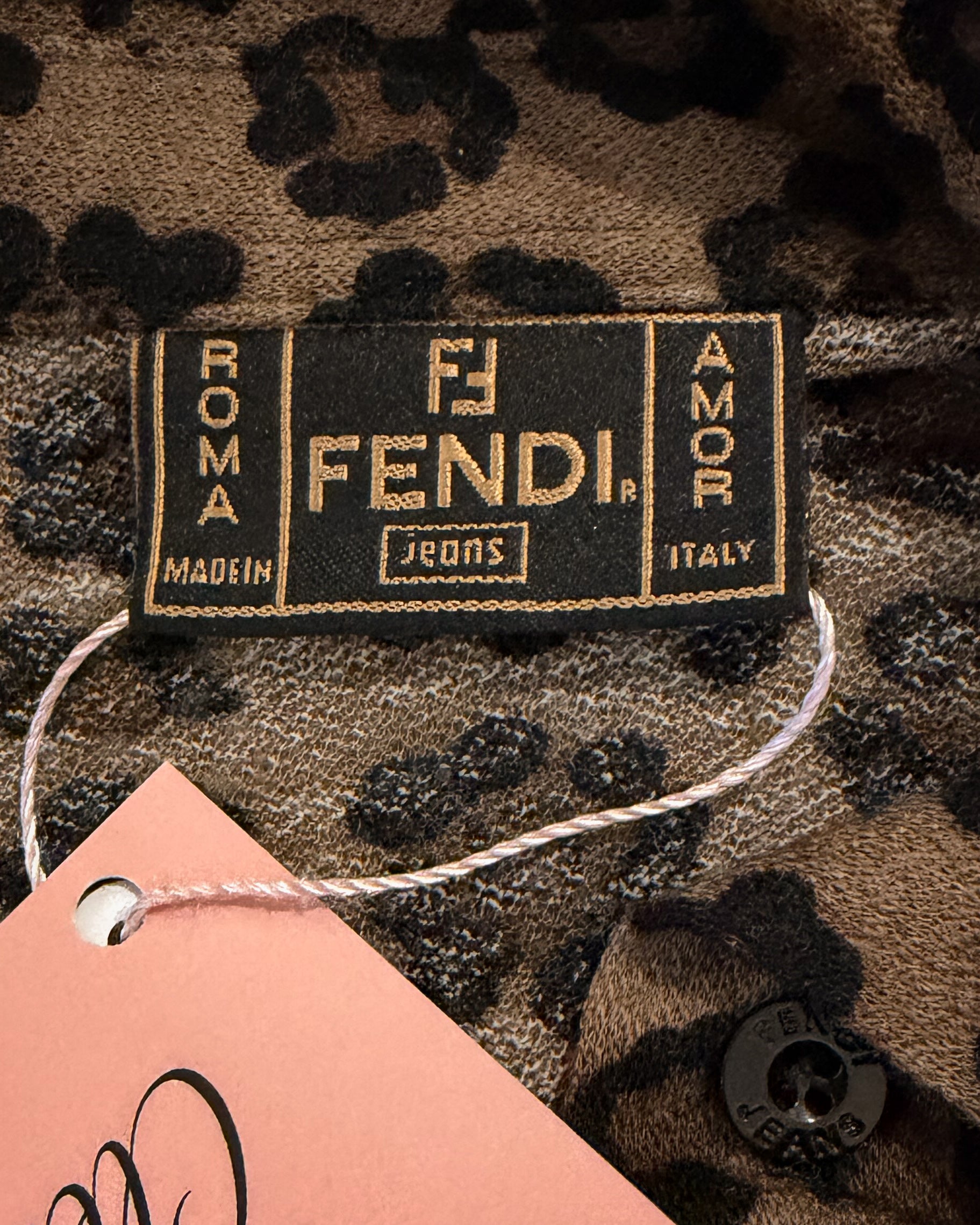 Fendi Cheetah Print Button Up Shirt (XS / S)