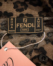 Fendi Cheetah Print Button Up Shirt (XS / S)